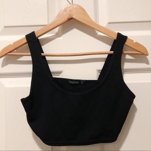 Boohoo Cropped Tank Top